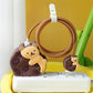 Iphone Charger Case Cover - Cookie Bear - 4 Piece Set (With Wire Protector)