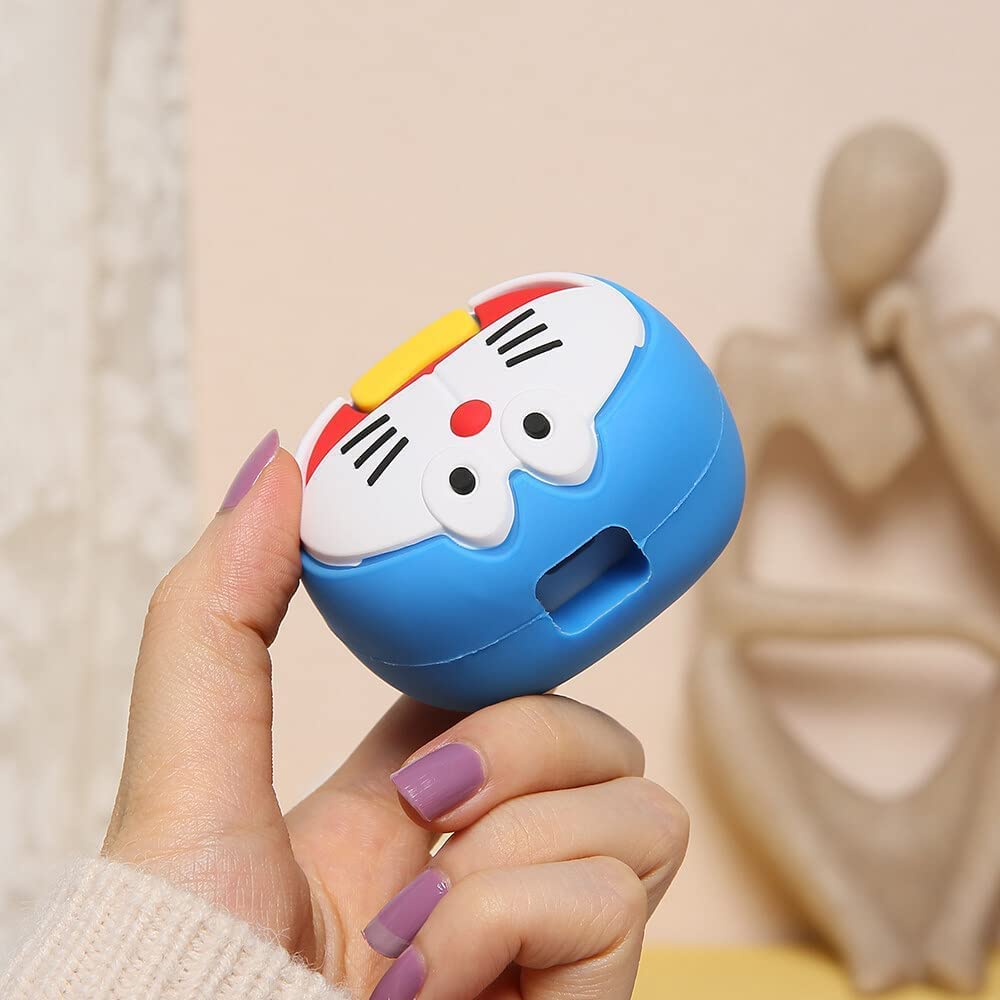 Iphone Charger Case Cover - Doraemon - 4 Piece Set (With Wire Protector)