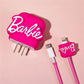 Iphone Charger Case Cover - Barbie - 4 Piece Set (With Wire Protector)