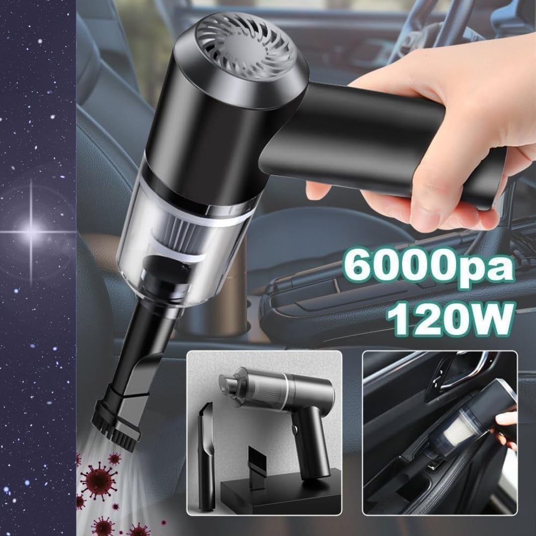 3 in 1 Portable Car Vacuum Cleaner
