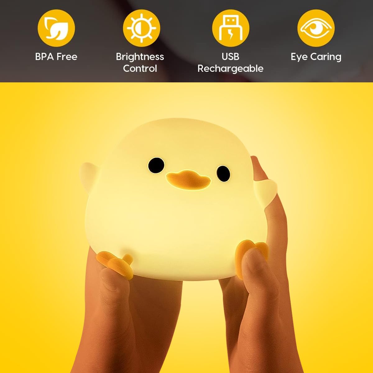 Duck Night Light Silicon Lamp