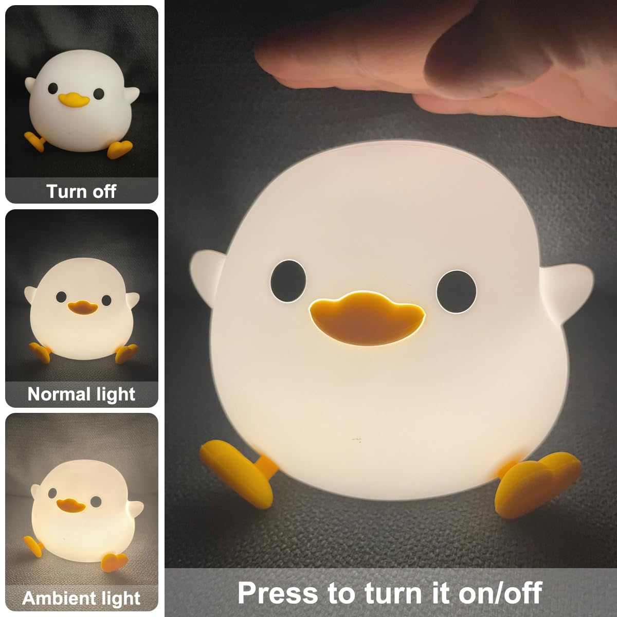 Duck Night Light Silicon Lamp