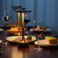 TABLE LAMP GOLDEN METALLIC FLAT TOUCH TOP