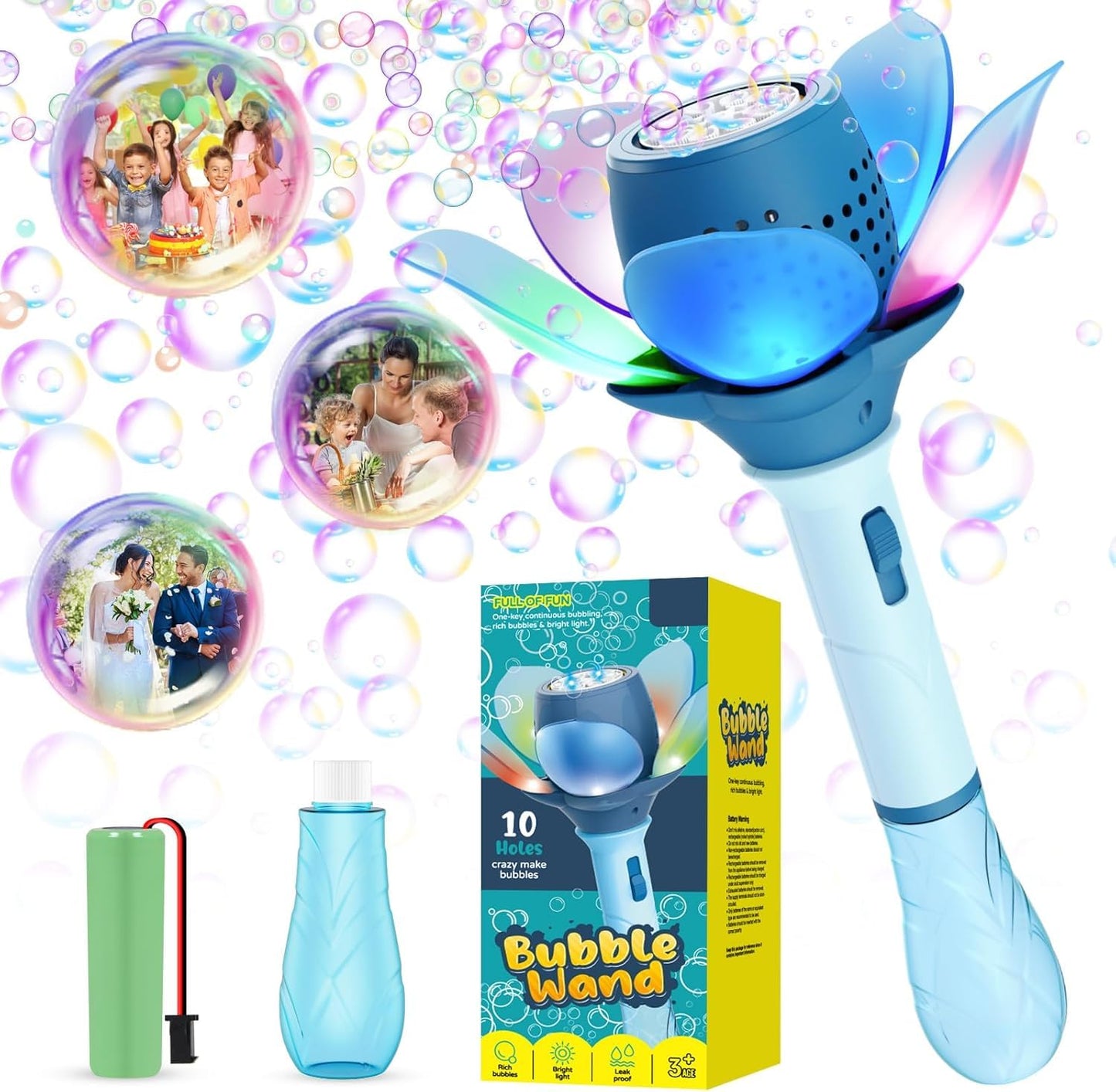 Electric Bubble Automatic Stick for Kids