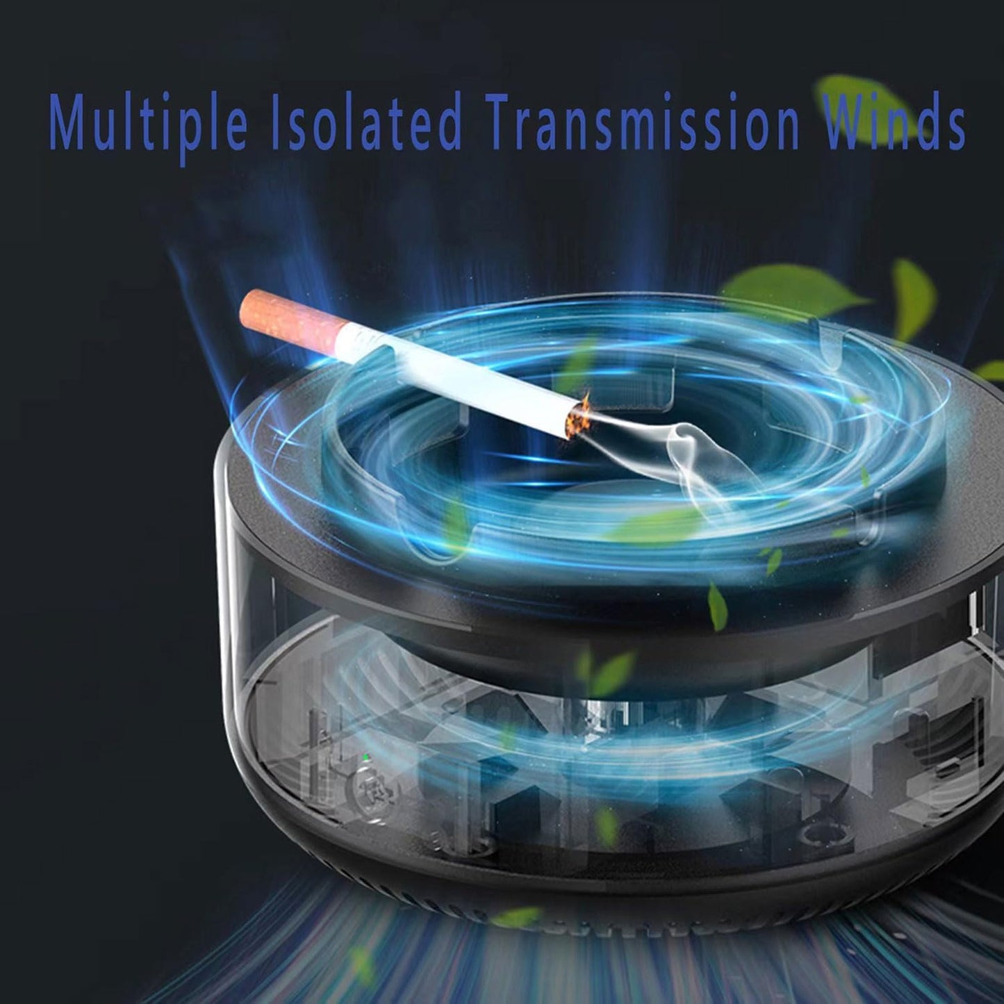 Ashtray with Suction 2 in 1 Air Purifier
