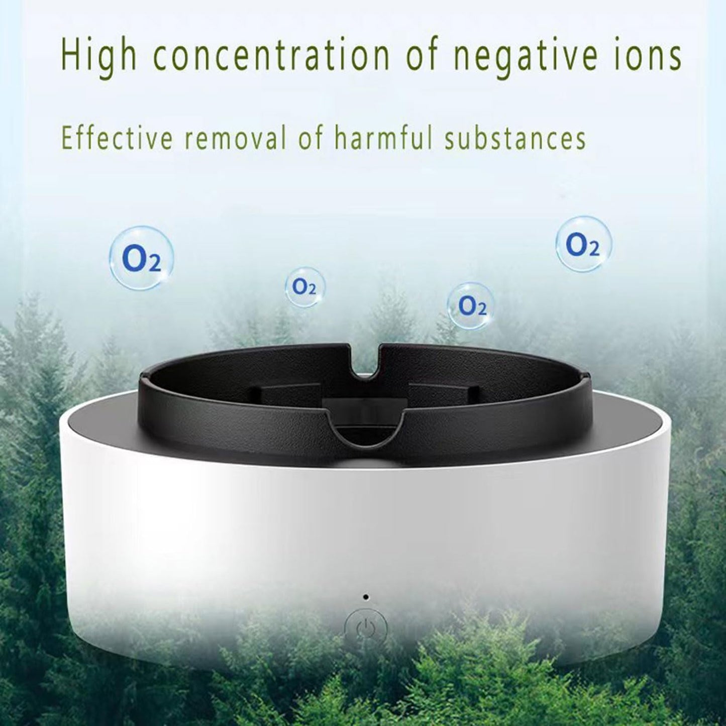 Ashtray with Suction 2 in 1 Air Purifier