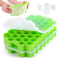 Silicone Honeycomb Ice Cube Tray Set of 2