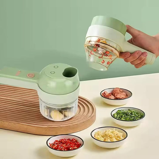 4 in 1 Electric Vegetable Chopper Cutter