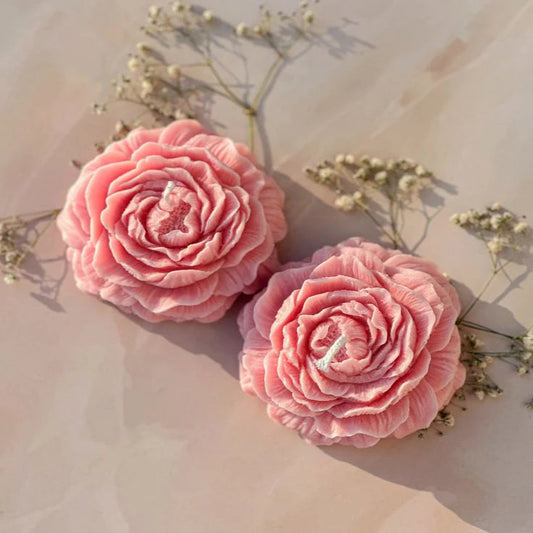 Floating Scented Rose Candles Set