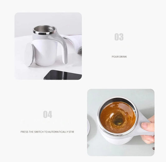 Automatic Magnetic Self Stirring Coffee Mug