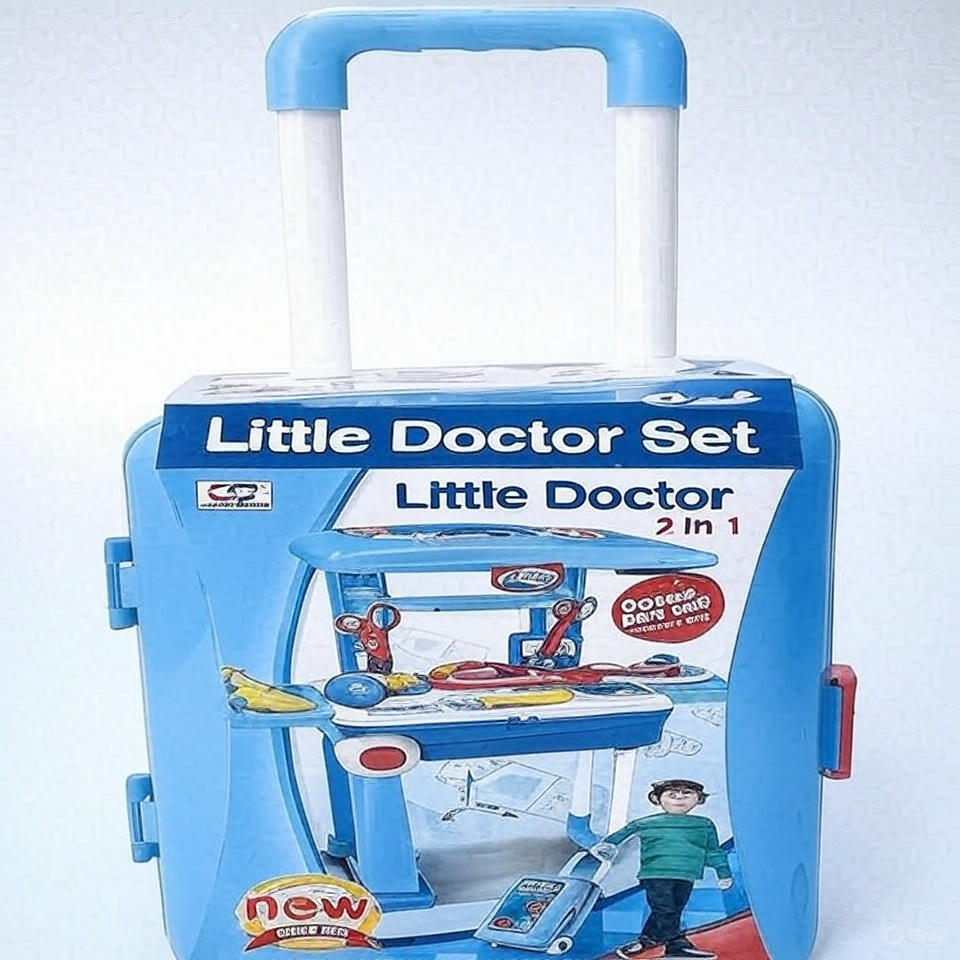 Premium Doctor Set 2 in 1 Trolley for Kids