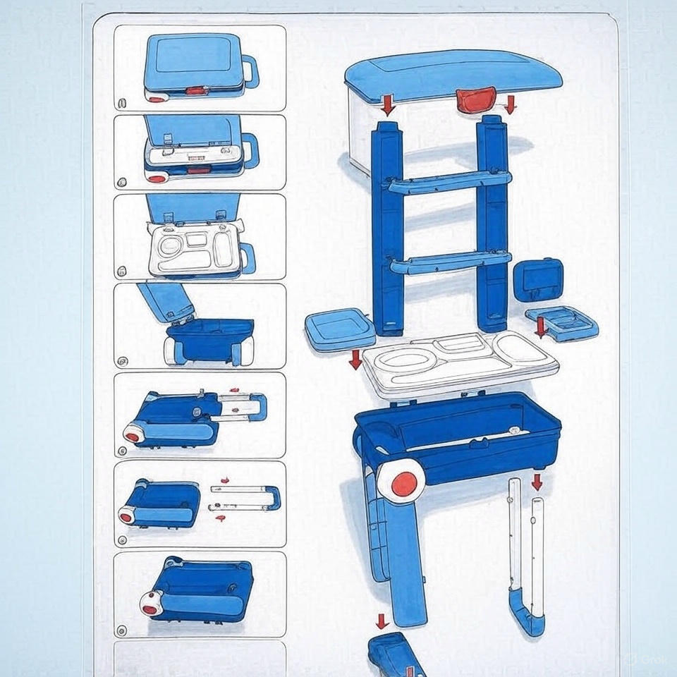 Premium Doctor Set 2 in 1 Trolley for Kids