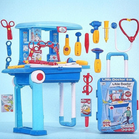 Premium Doctor Set 2 in 1 Trolley for Kids