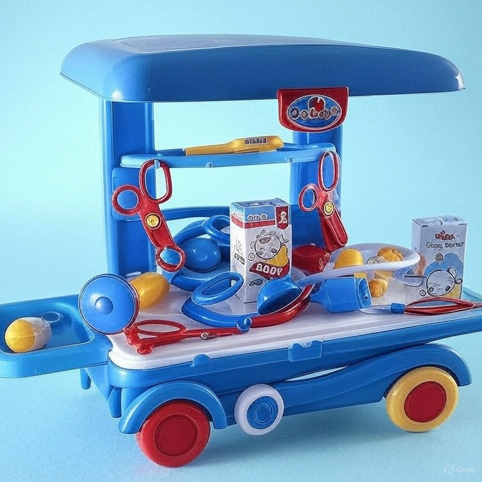 Premium Doctor Set 2 in 1 Trolley for Kids