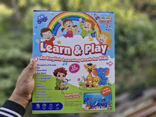 English Learn And Play Book For Kids