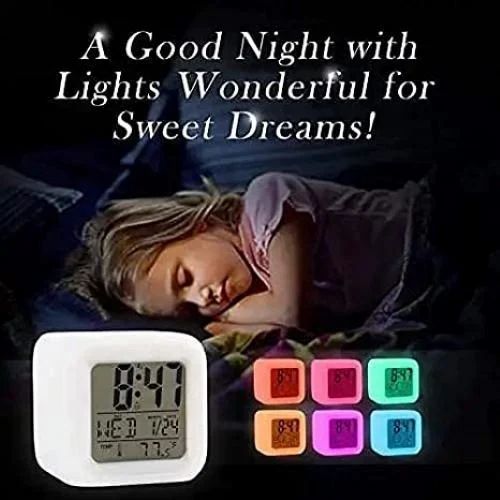 LED Color Changing Alarm Clock