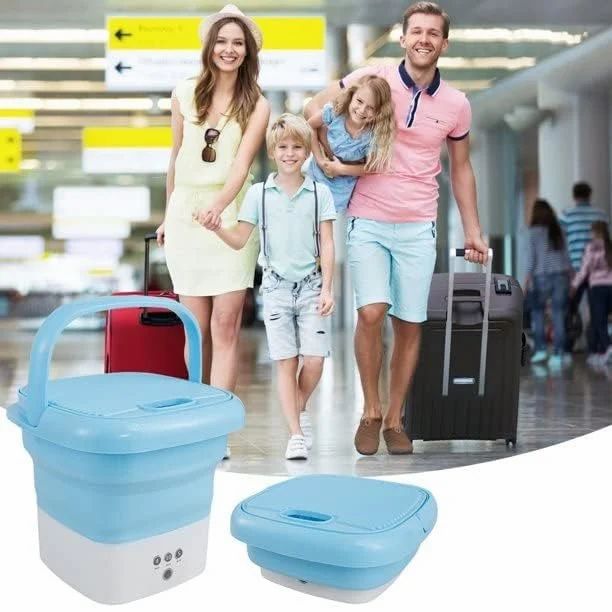 Semi-Automatic Mini Foldable Washing Machine