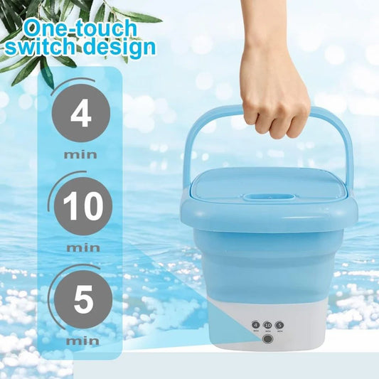 Semi-Automatic Mini Foldable Washing Machine