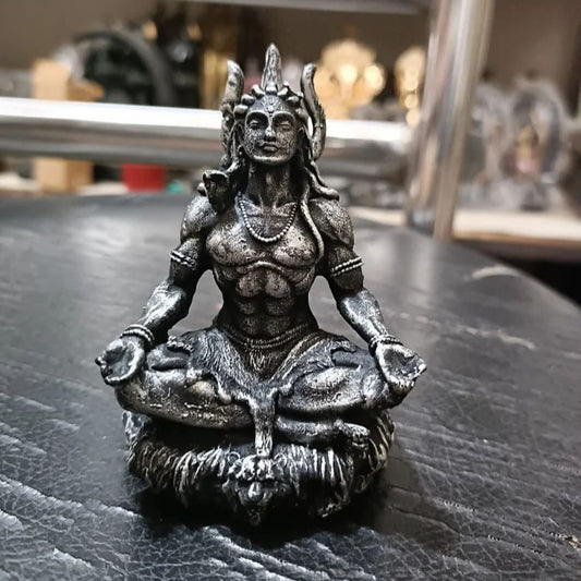 Smadhi Adiyogi Shiva car dashboard
