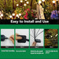 Solar Starburst Garden Lights (Set of 2, 8 bulbs each)