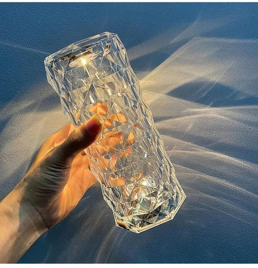Rose Crystal Touch Lamp