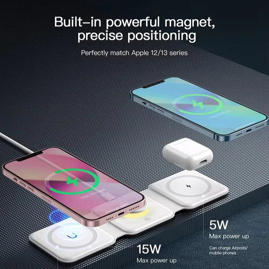 3 In1 Foldable Wireless Charger
